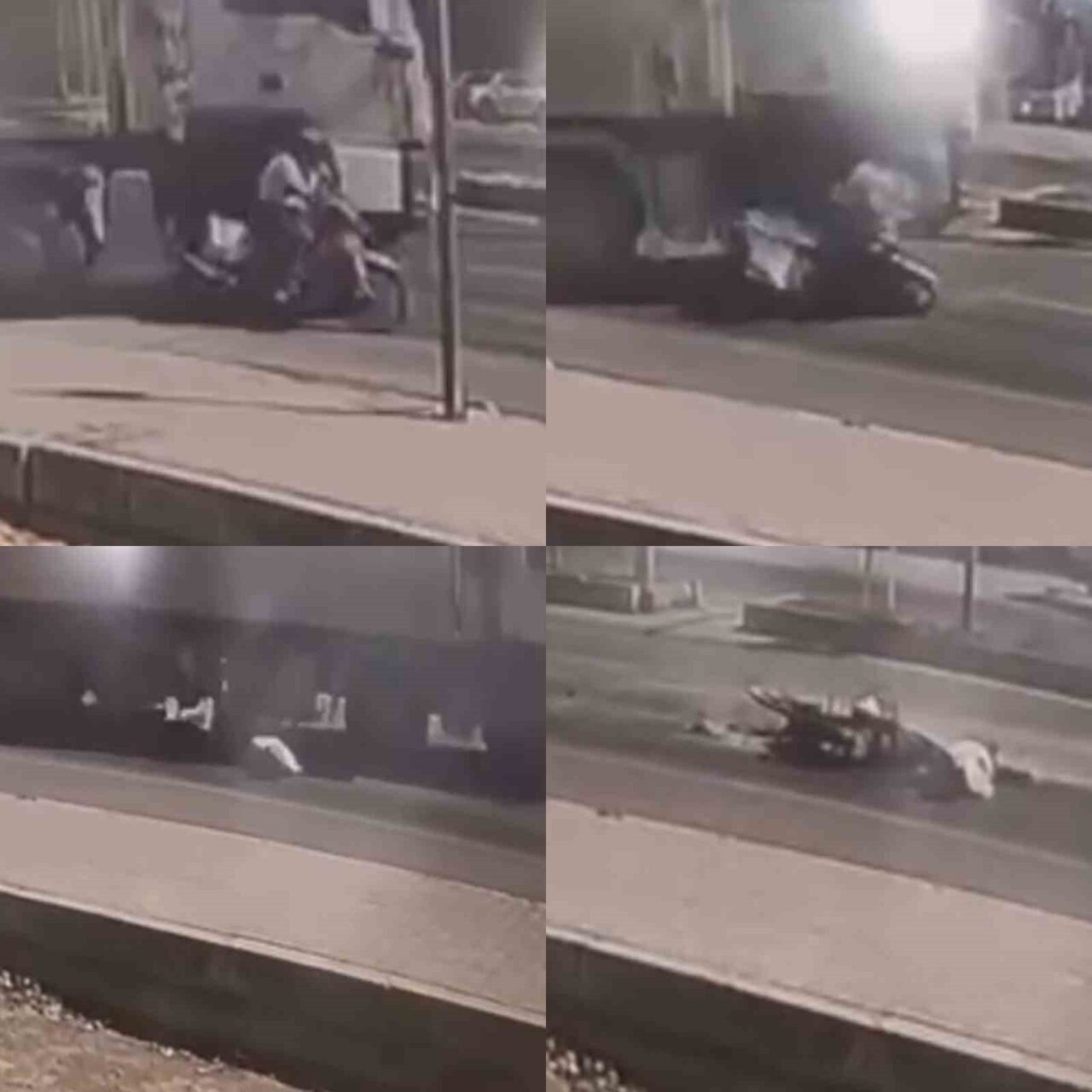 Mersin’in Erdemli ilçesinde kamyonunun altında kalan motosiklet sürücüsü yaralandı. Kaza