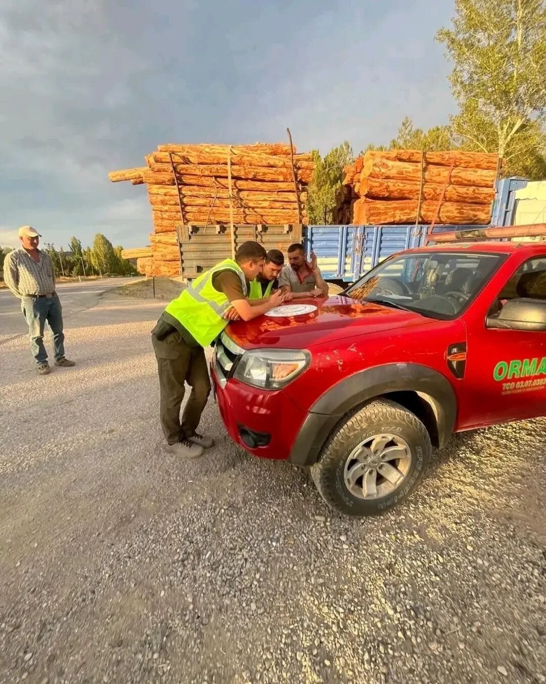 Ankara’nın Beypazarı ve Nallıhan ilçelerinde Orman İşletme Müdürlüğü (OGM) mobil