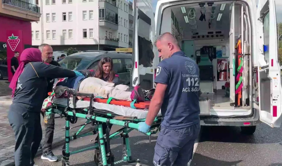 Ordu’nun Ünye ilçesinde hafif ticari aracın çarpması sonucu ağır yaralanan