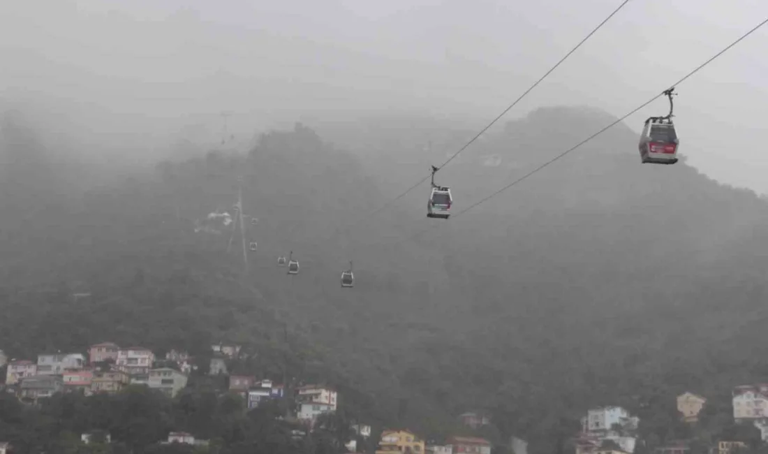 Ordu’da dün akşamdan bu yana aralıklarla etkili olan yağış, gün