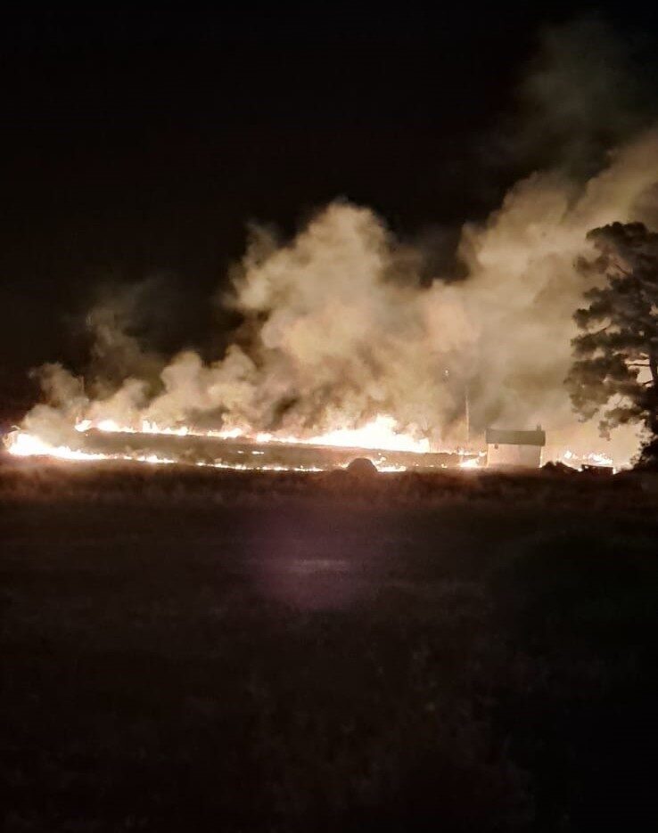 Muğla’nın Marmaris ilçesinde ormanlık alana yakın bir mesafede çıkan yangın