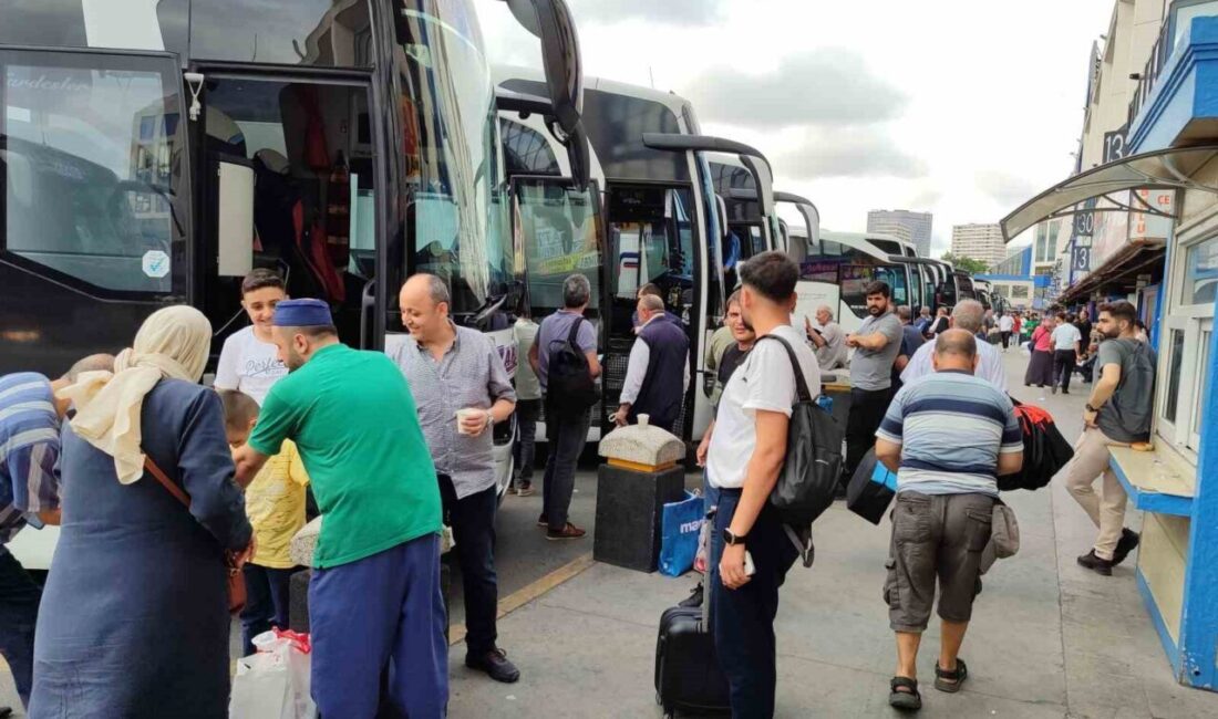 Okulların açılmasının yaklaşmasıyla birlikte, 15 Temmuz Demokrasi Otogarı’nda hareketlilik başladı.