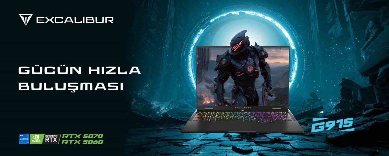 Excalibur G915 2,3 kg ağırlığı ve 20,5mm inceliği ile oyun
