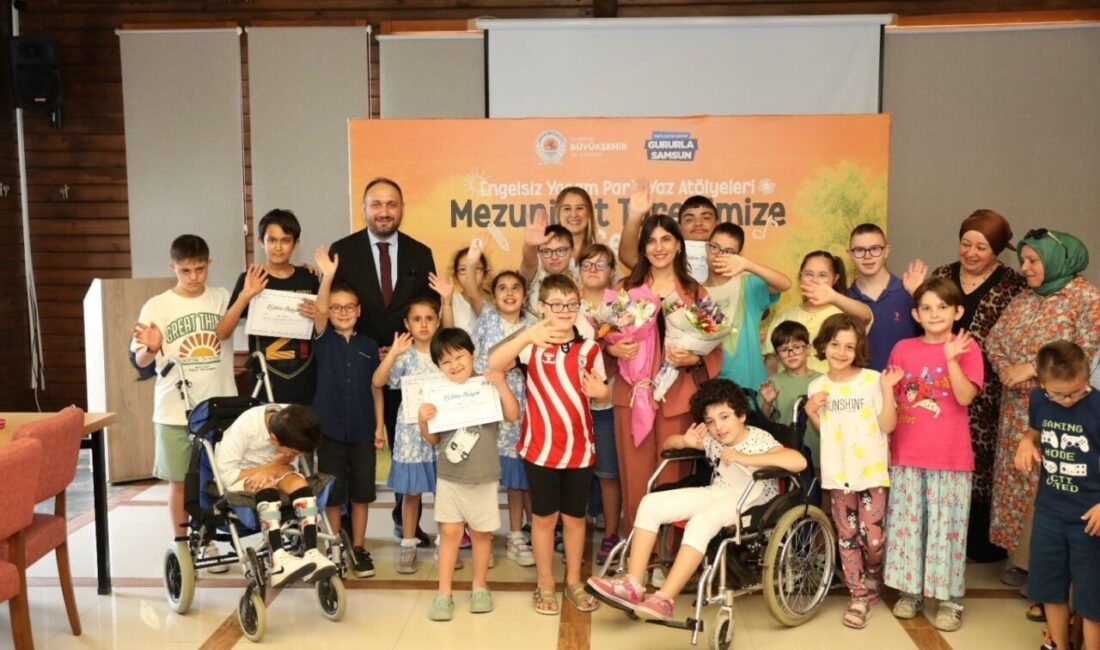 Samsun Büyükşehir Belediyesi tarafından özel çocuklara yönelik düzenlenen yaz okulları,