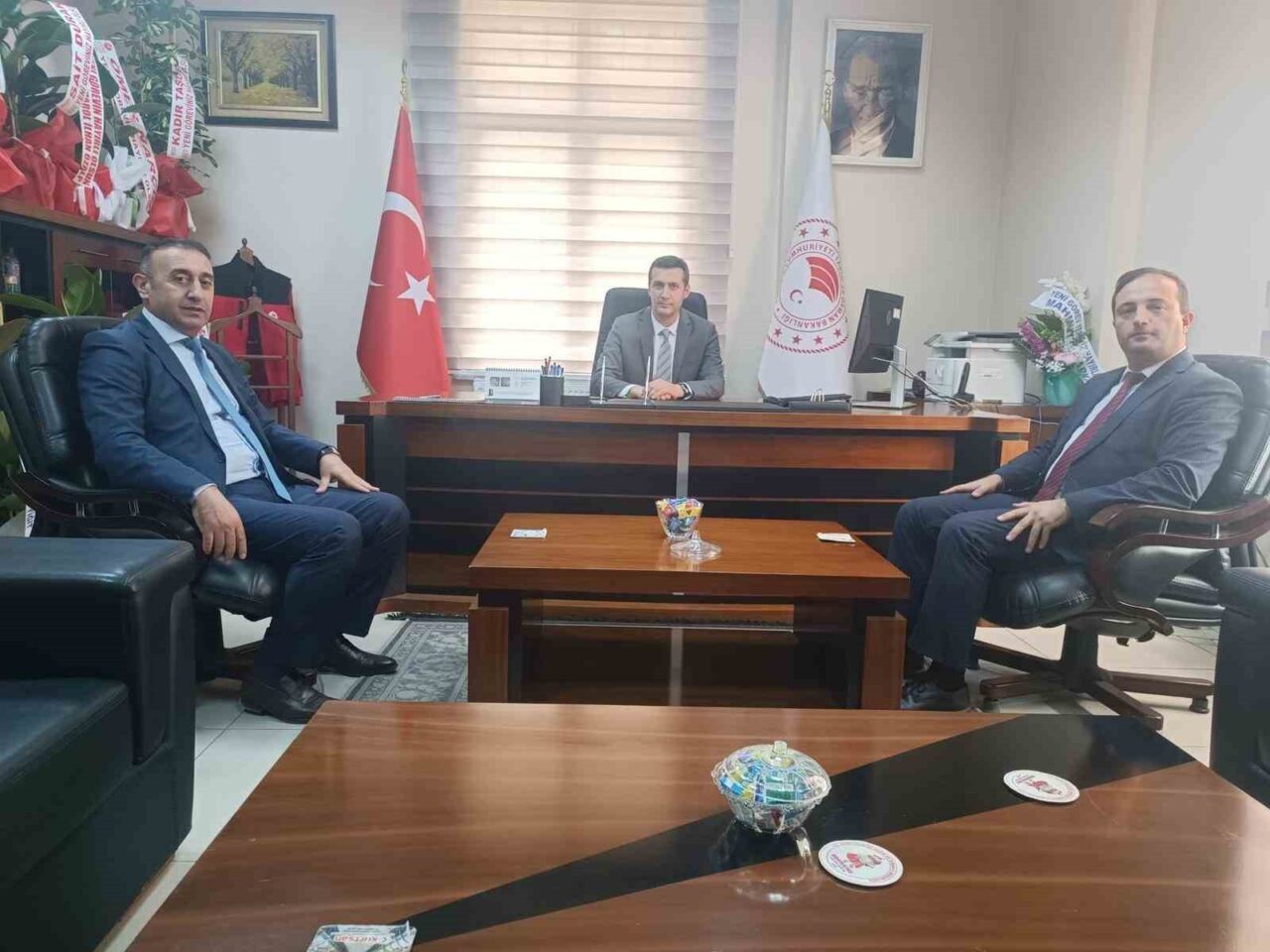 Ağrı İl Tarım Müdürü Mehmet Hüseyinoğlu ve İl Müdür Yardımcısı