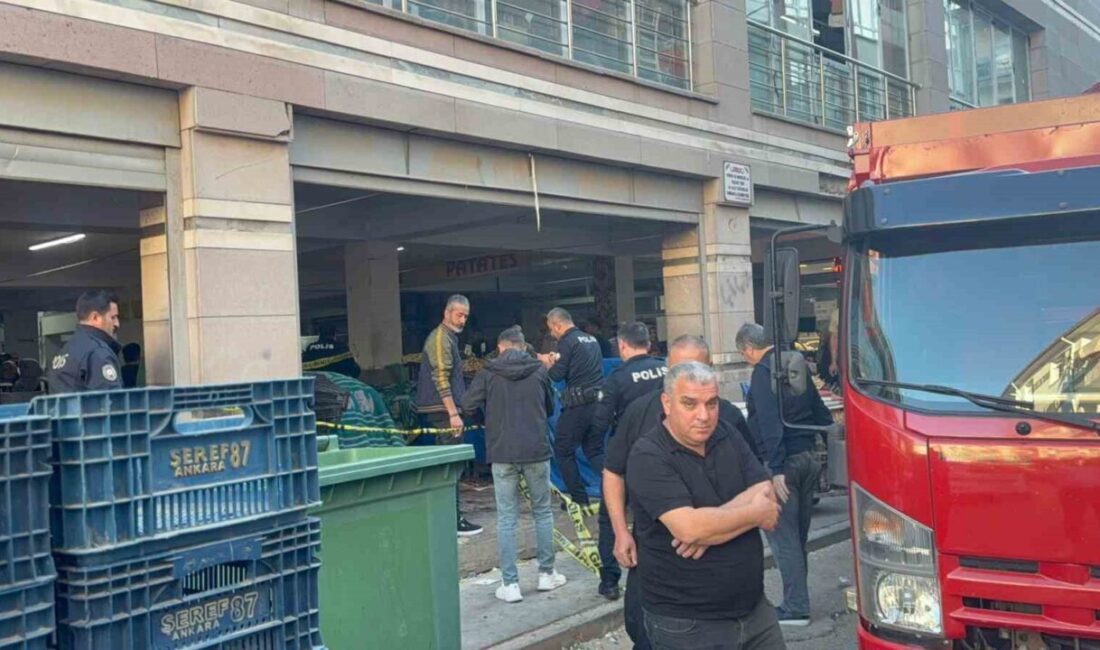 Ankara’nın Polatlı ilçesinde pazar yerinde iki esnaf arasında çıkan kavgada