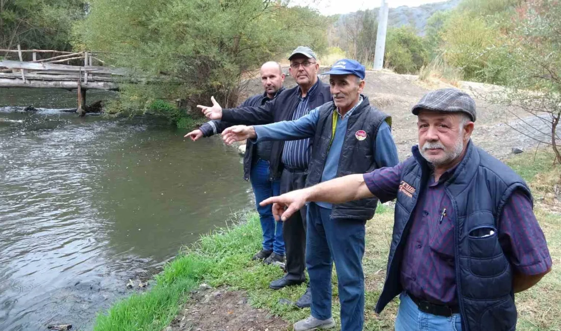 Kütahya merkeze bağlı Ahmetoğlu köyü Beşdeğirmenler Mahallesi sakinleri, Porsuk Çayı’na