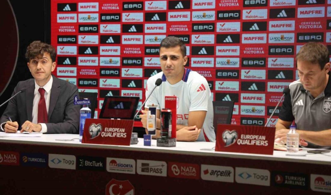İspanya Milli Takımı futbolcularından Rodri, Türkiye maçı öncesi yaptığı açıklamada,
