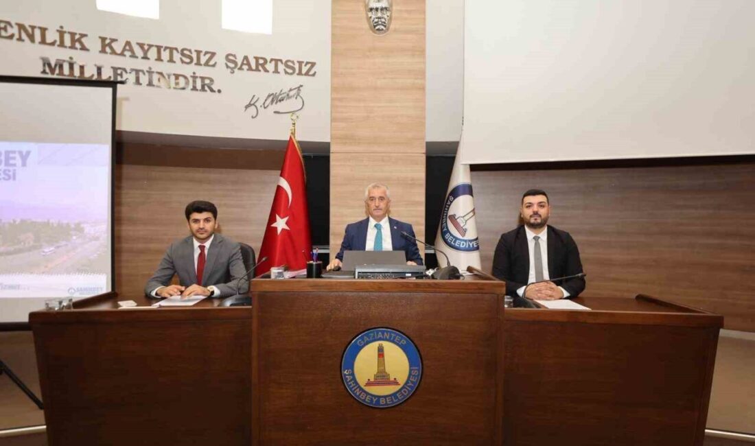 Şahinbey Belediye Meclisinin Eylül ayı 1. Birleşimi Şahinbey Belediyesi Meclis