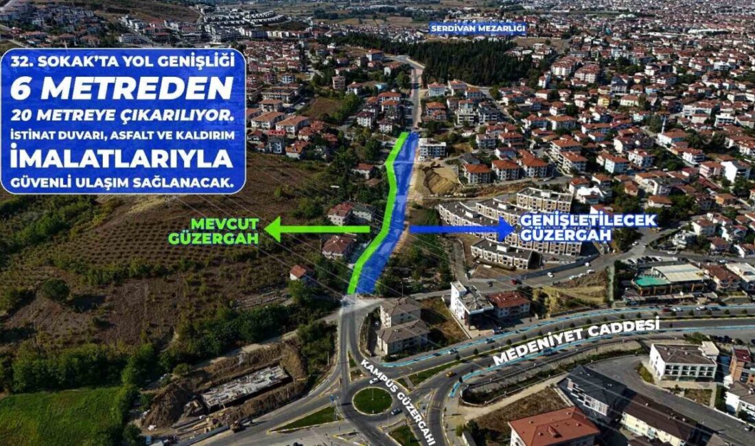 Sakarya Büyükşehir Belediyesi, Serdivan’da ulaşım yükünü hafifletecek yeni hamlesiyle Kemalpaşa’da