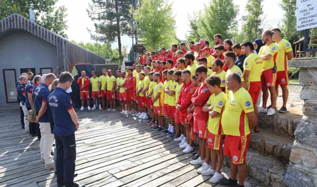 Sakarya sahillerinde 105 gün boyunca görev yapan cankurtaranlar, 616 olaya