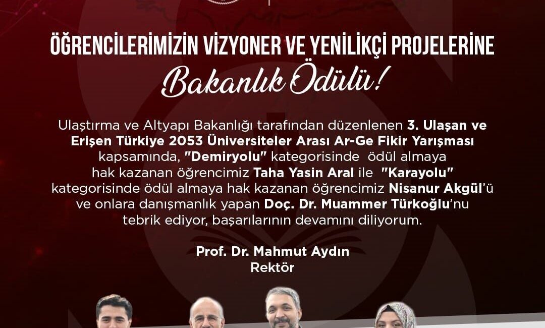 Samsun Üniversitesi, TEKNOFEST 2025’te elde ettiği tarihi başarının ardından, Ulaştırma