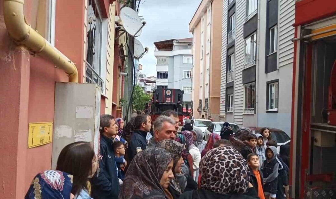 Samsun’da bir apartmanın 5’inci katında doğal gaz kombisinde meydana gelen