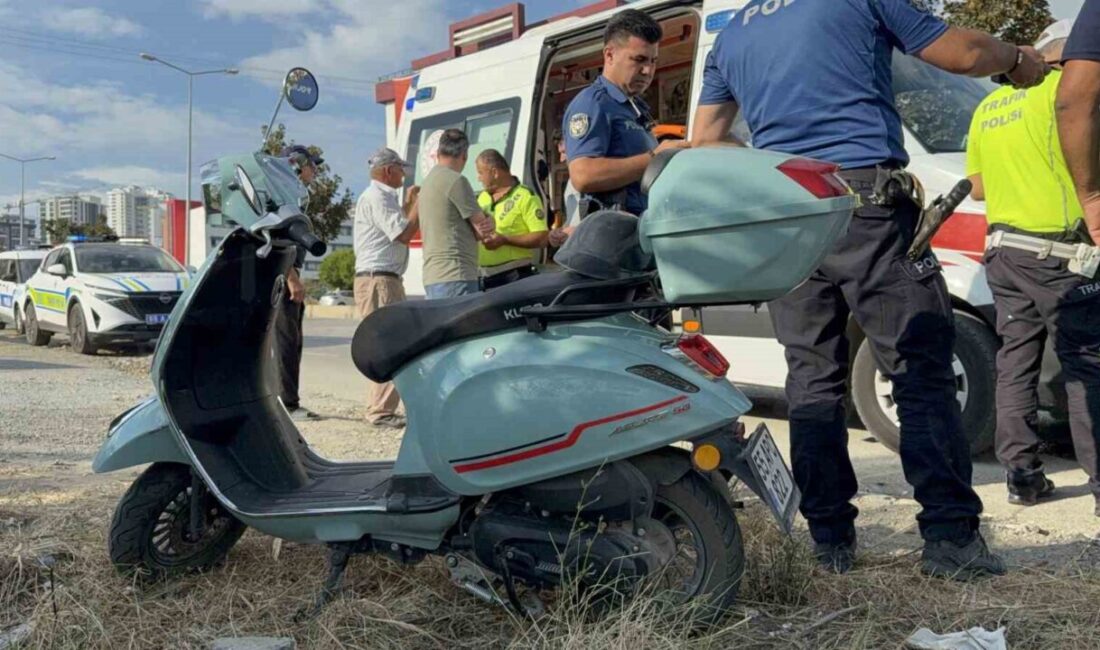 Samsun’da motosiklet ile otomobilin çarpışması sonucu meydana gelen trafik kazasında