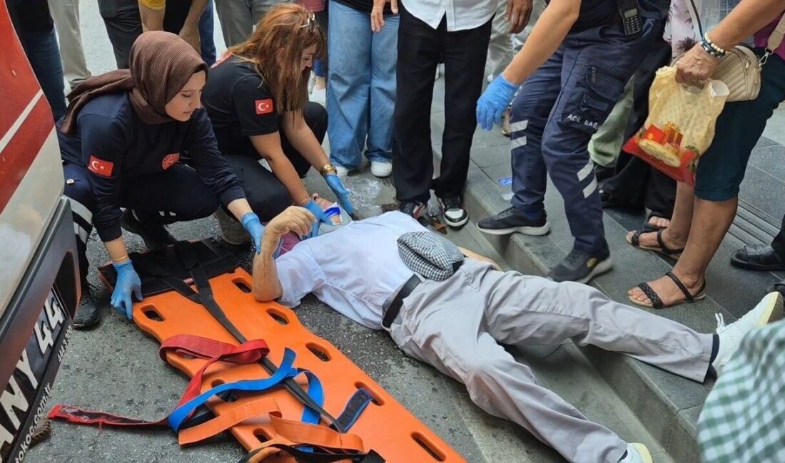 Samsun’un İlkadım ilçesinde motosiklet yayaya çarptı. Meydana gelen kazada yaya