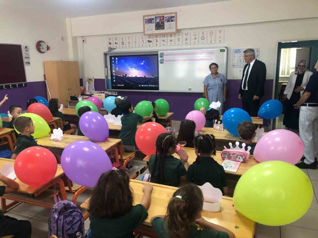 Samsun’da uyum haftası kapsamında ana sınıfı ve birinci sınıf öğrencileri