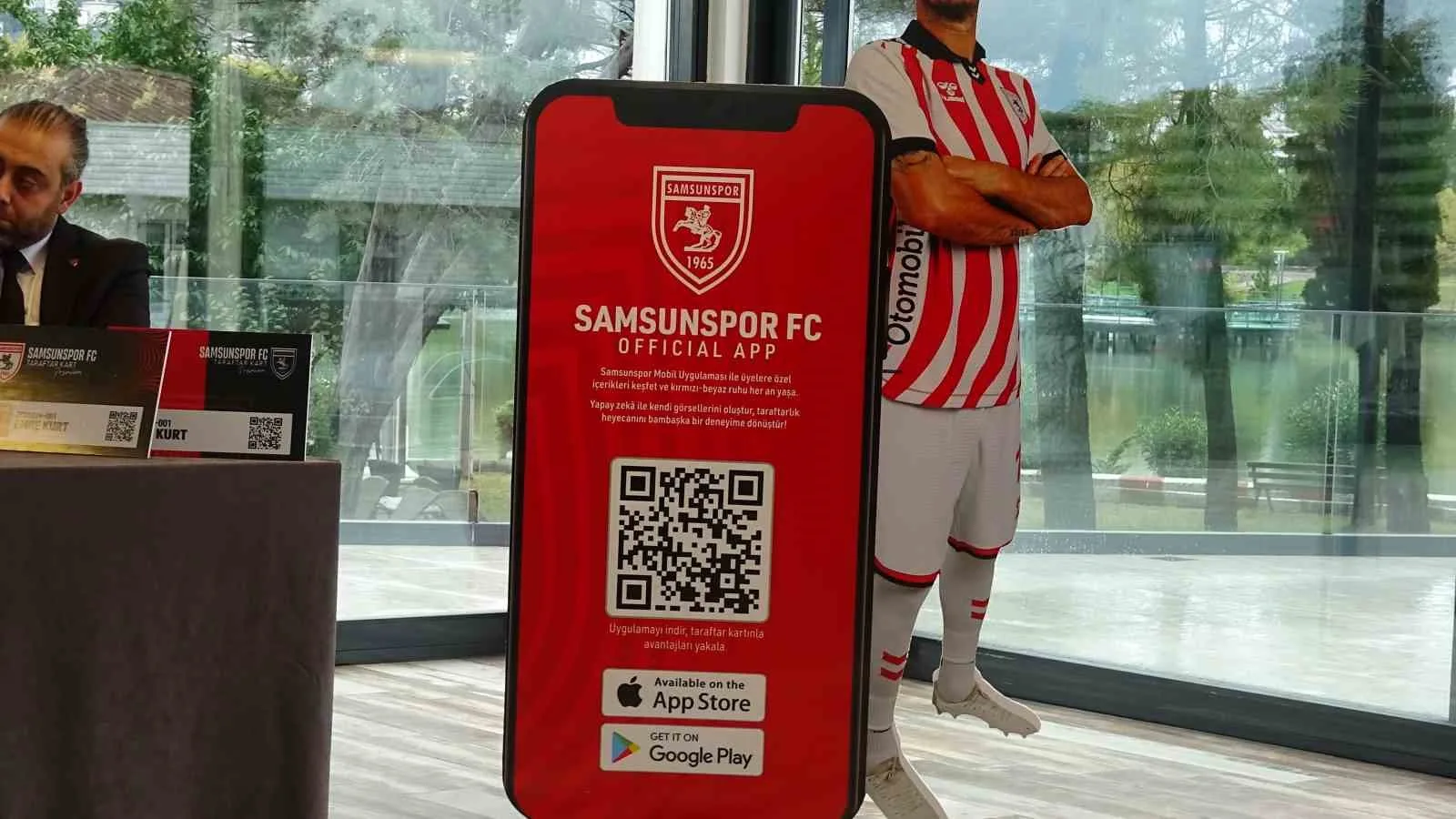Samsunspor Kulübü, taraftarlar için hazırladığı mobil uygulamasını ve çeşitli işletmelerden