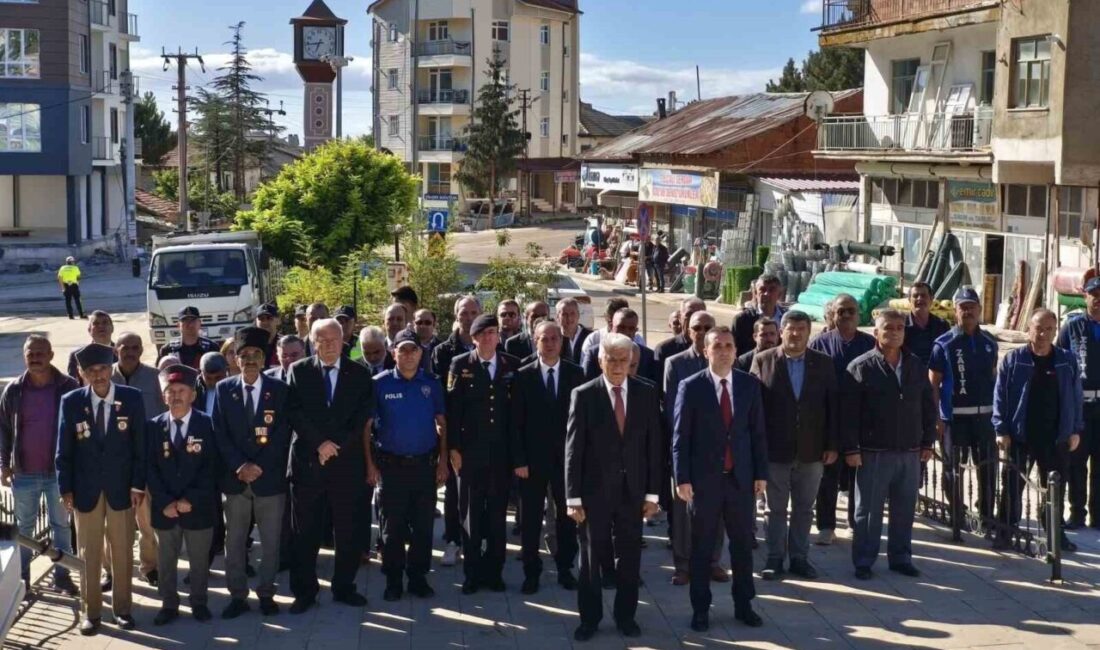 19 Eylül Gaziler Günü dolayısıyla Konya’nın Hüyük ilçesinde anma programı