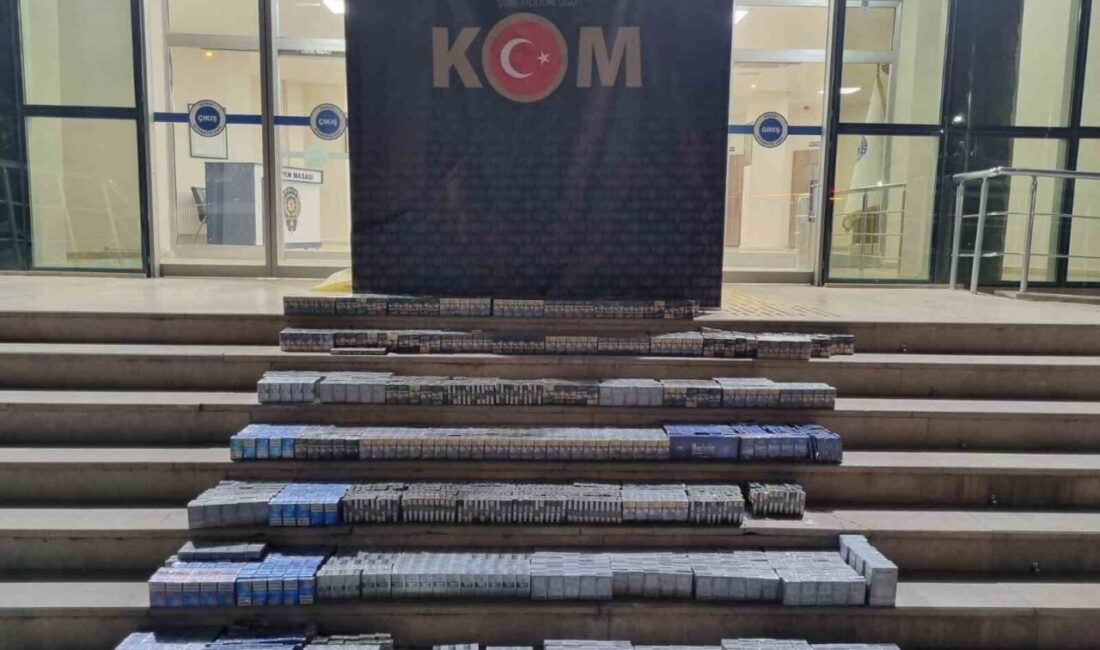 Şanlıurfa’da polis ekipleri tarafından gerçekleştirilen kaçakçılık operasyonlarında gözaltına alınan 14