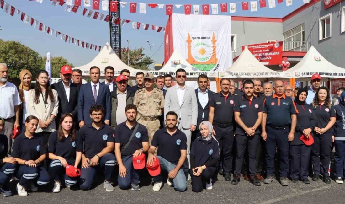 Şanlıurfa Büyükşehir Belediyesi tarafından İtfaiye Haftası etkinlikleri çerçevesinde gerçeği aratmayan