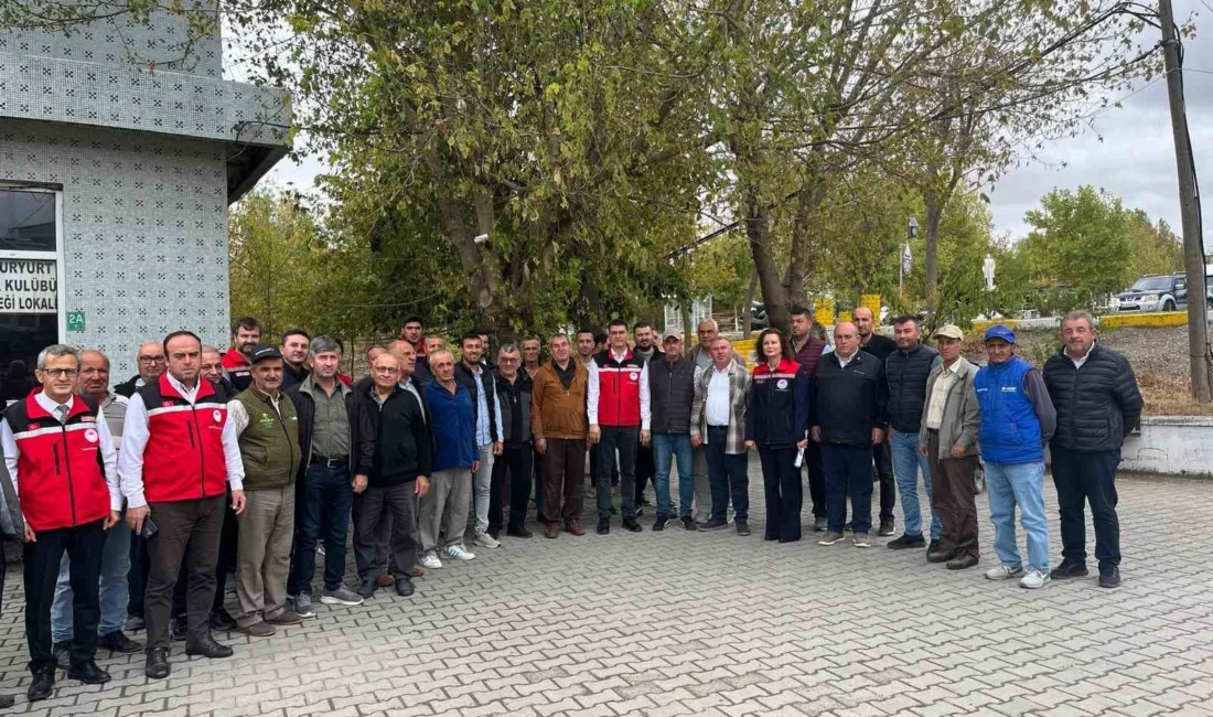 Tekirdağ’ın Saray ilçesinde Tarım Arazilerinin Kullanımının Etkinleştirilmesi Projesi kapsamında çiftçilere