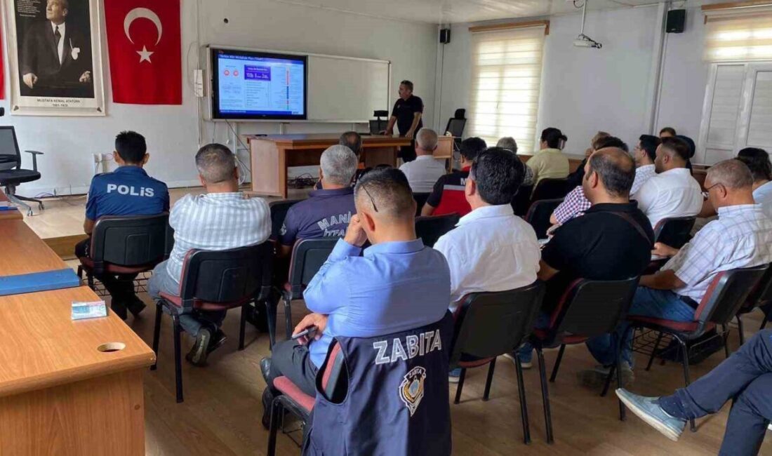 Manisa AFAD tarafından Sarıgöl’de düzenlenen eğitimde, deprem ve afetlerde alınacak