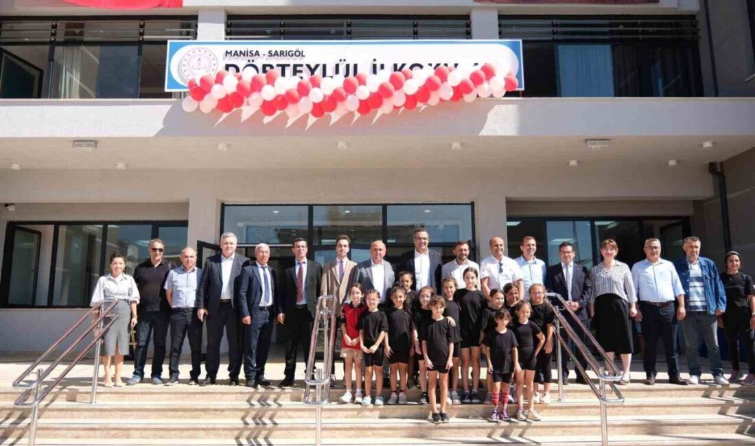 Sarıgöl’ün en büyük okulu olan 24 sınıflı Dört Eylül İlkokulu,