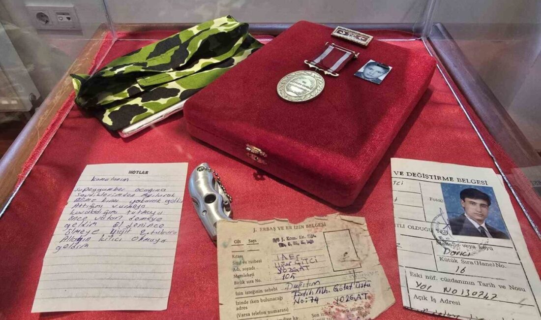 19 Eylül Gaziler Günü münasebetiyle Yozgat’ta şehitlerin şahsi eşyalarından oluşan