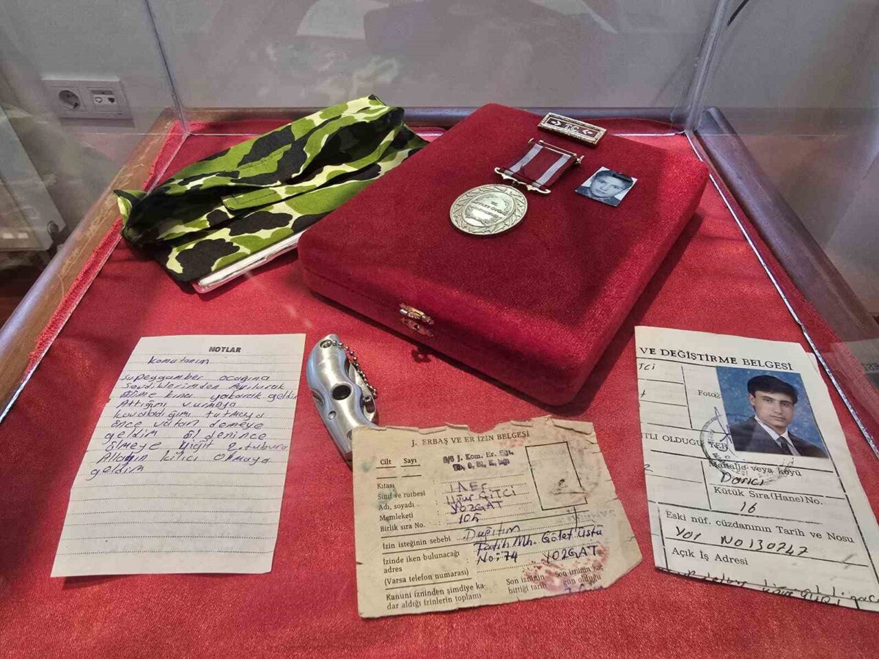 19 Eylül Gaziler Günü münasebetiyle Yozgat’ta şehitlerin şahsi eşyalarından oluşan