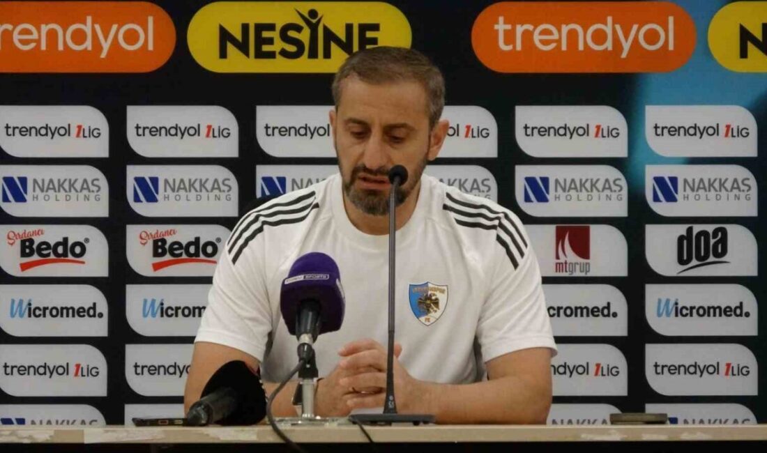 Erzurumspor FK Teknik Direktörü Serkan Özbalta, Adana Demirspor maçının ardından