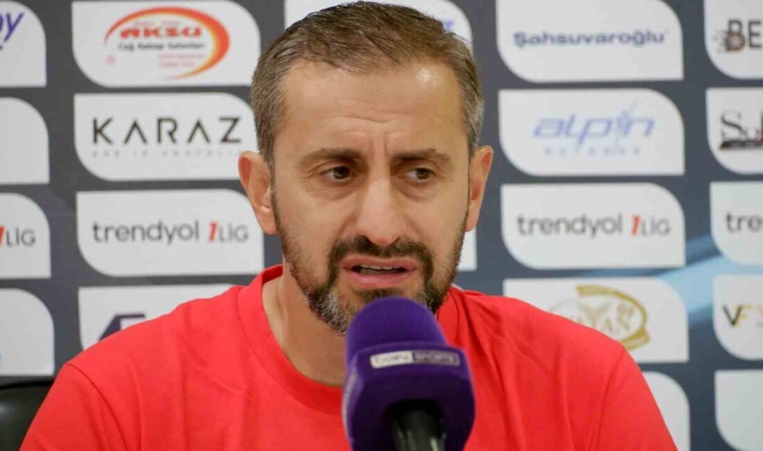 Erzurumspor FK Teknik Direktörü Serkan Özbalta, “Tempoyu yükseltmek isteyen bir