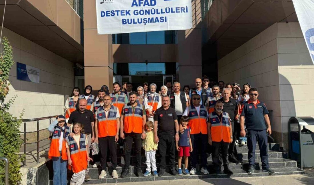 Siirt’te ’2. AFAD destek gönüllüleri buluşması’ geniş katılımla gerçekleştirildi. Etkinlik