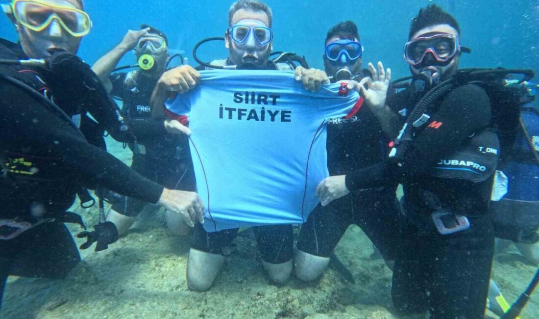 Siirt Belediyesi, kuracağı dalgıç ekibi için 6 personelini Antalya’ya eğitime