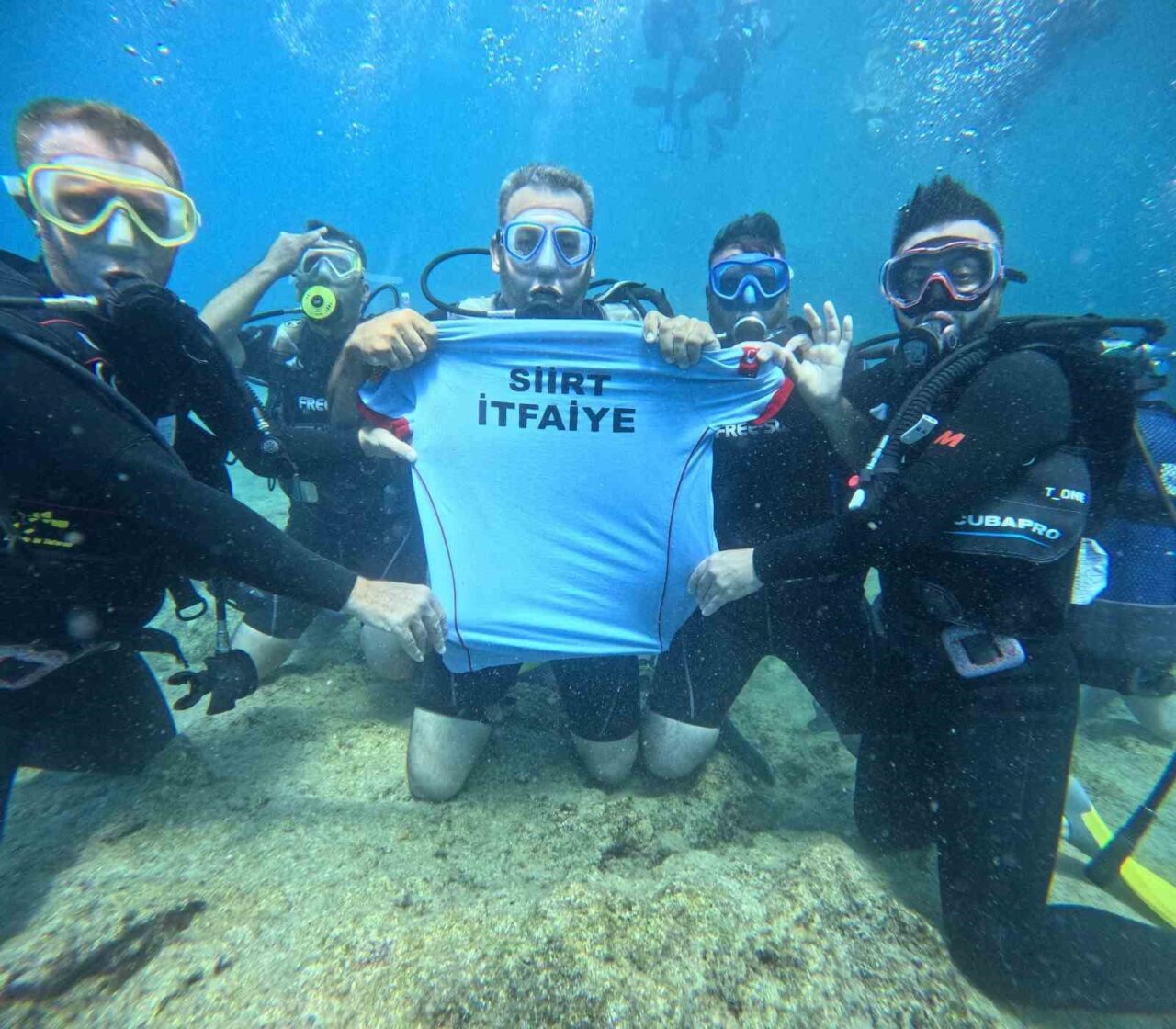 Siirt Belediyesi, kuracağı dalgıç ekibi için 6 personelini Antalya’ya eğitime
