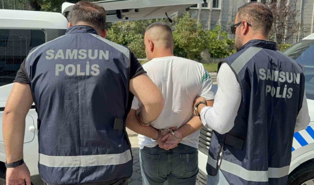 Samsun’da bir kişiyi silahla yaralayan zanlı, kız arkadaşının evinde yakalandı.