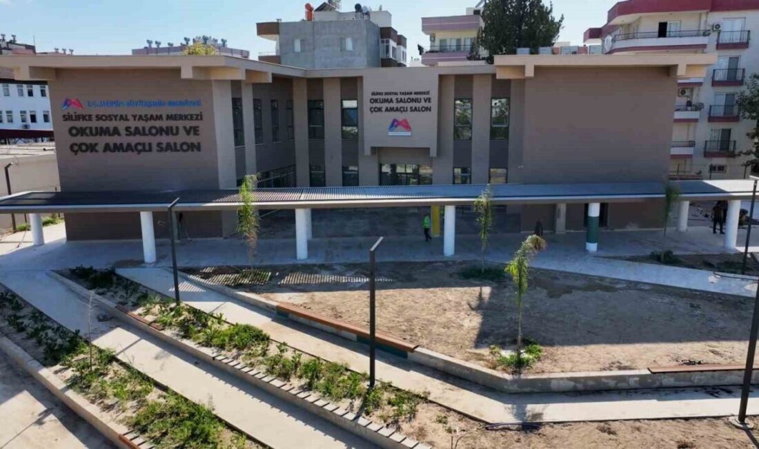 Mersin Büyükşehir Belediyesinin Silifke’de inşa ettiği 10 bin metrekarelik Sosyal