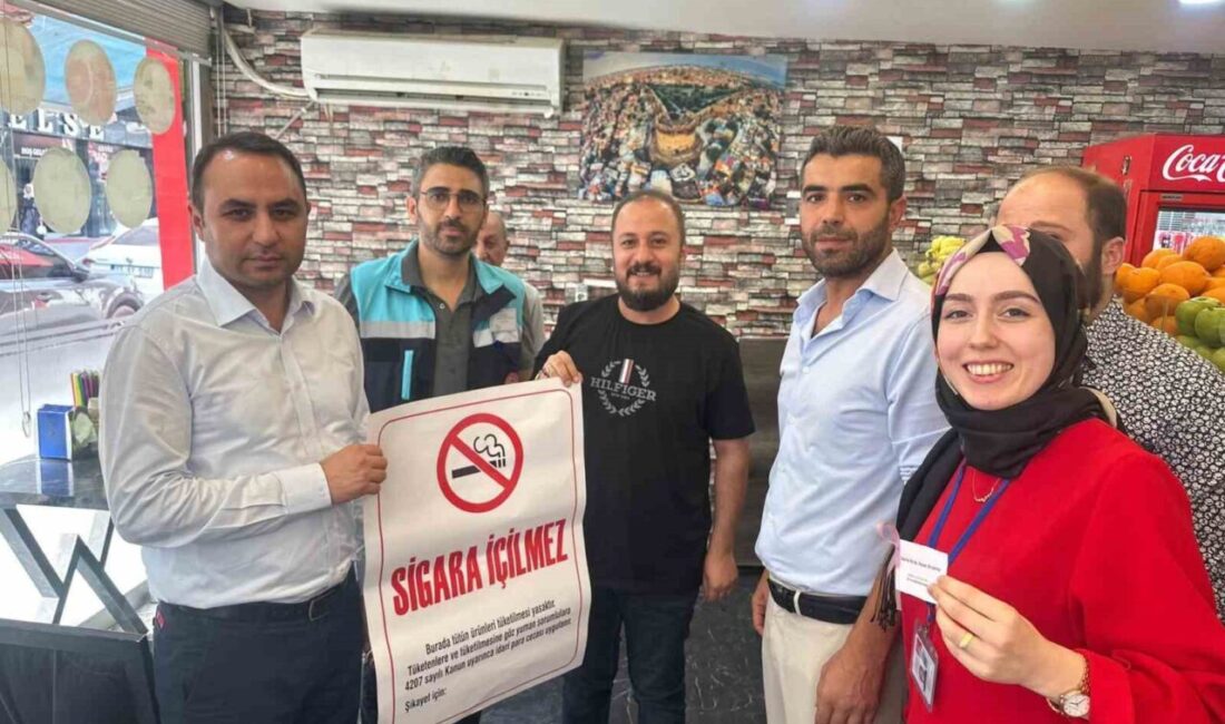 Şırnak’ın Silopi ilçesinde İlçe Sağlık Müdürlüğü tarafından düzenlenen “Sigara Farkındalık