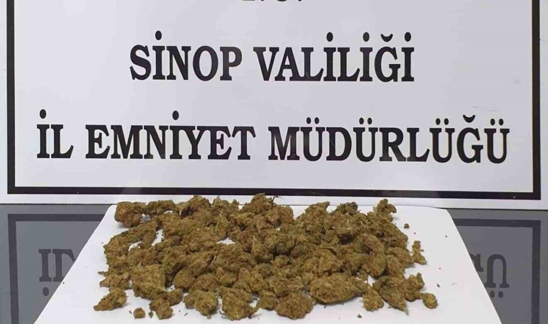 Sinop İl Emniyet Müdürlüğü Narkotik Suçlarla Mücadele Şube Müdürlüğü ekiplerince