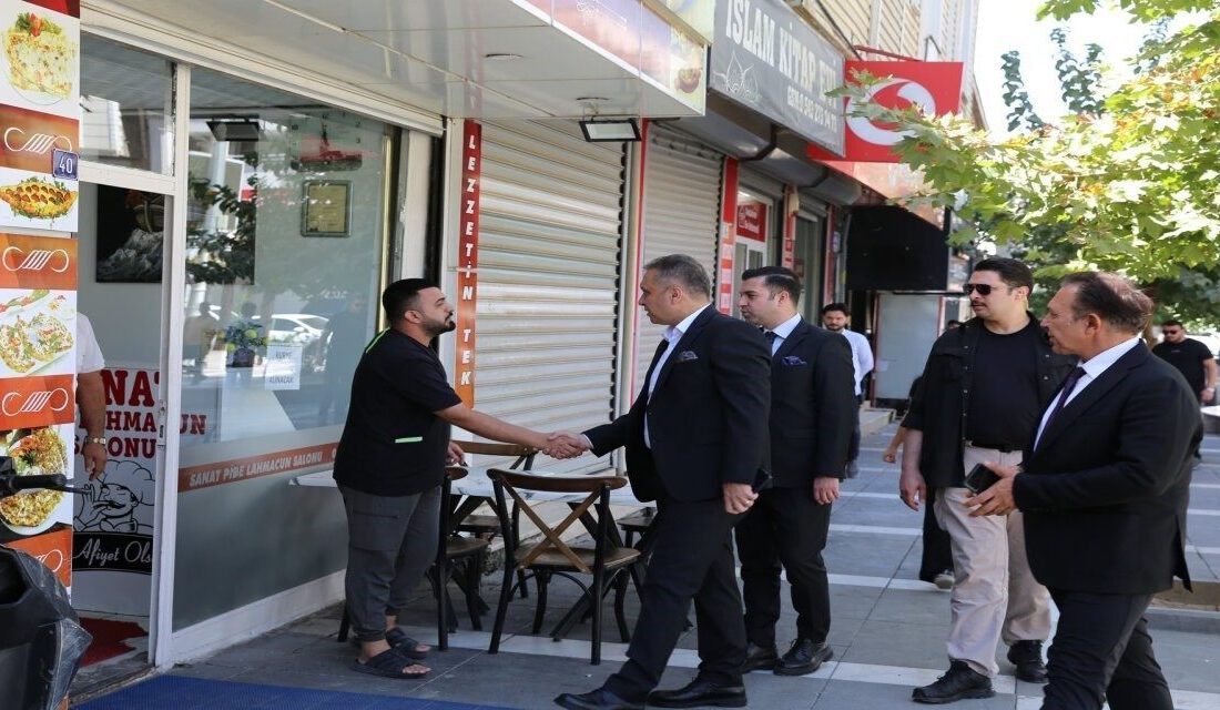 Şırnak İl Emniyet Müdürü Volkan Sazak, Silopi ilçesinde güvenlik çalışmalarını
