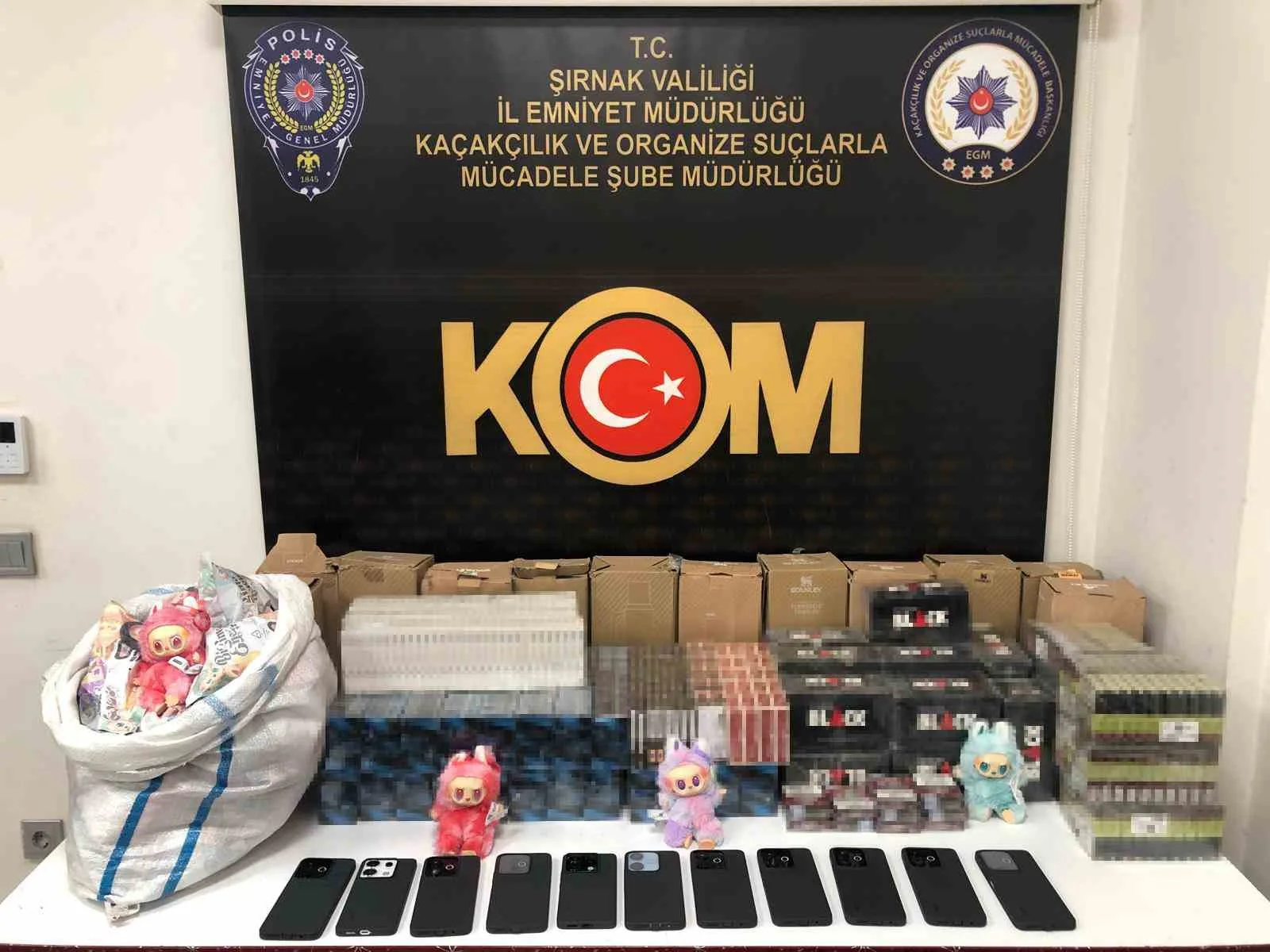 Şırnak’ta düzenlenen narkotik ve kaçakçılık operasyonlarında gözaltına alınan 42 şüpheliden