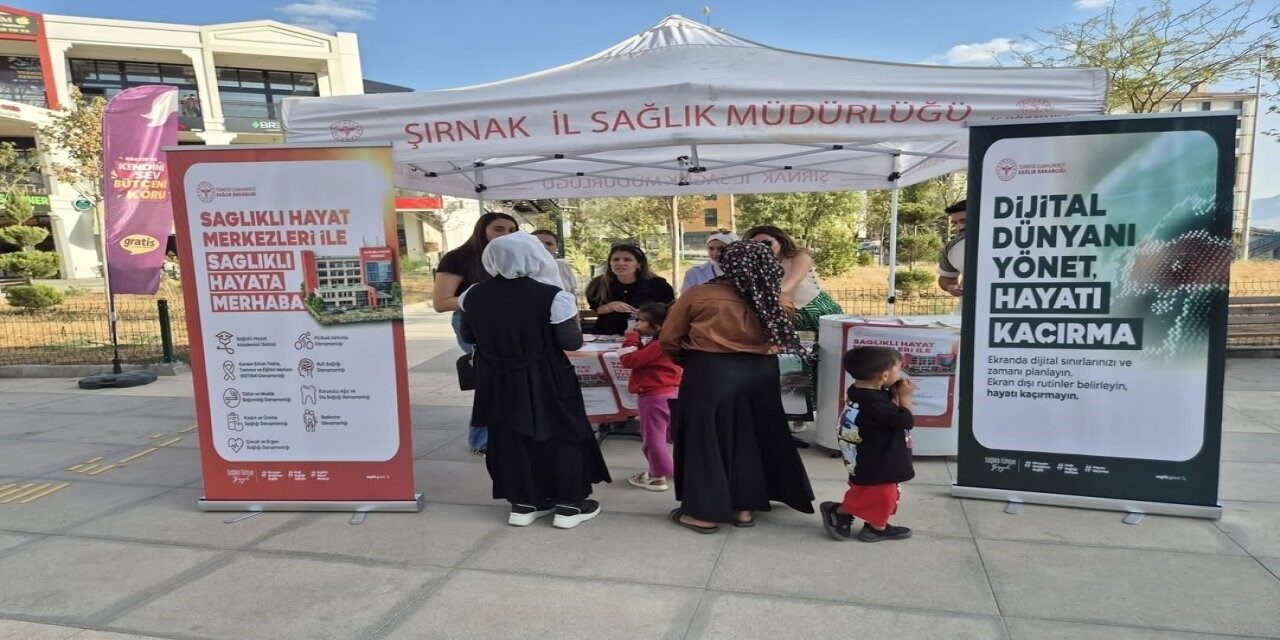 Şırnak İl Sağlık Müdürlüğü, “3-9 Eylül Halk Sağlığı Haftası” kapsamında