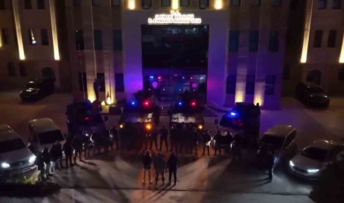 Şırnak İl Emniyet Müdürlüğü ekipleri tarafından DEAŞ’a yönelik düzenlenen operasyonda