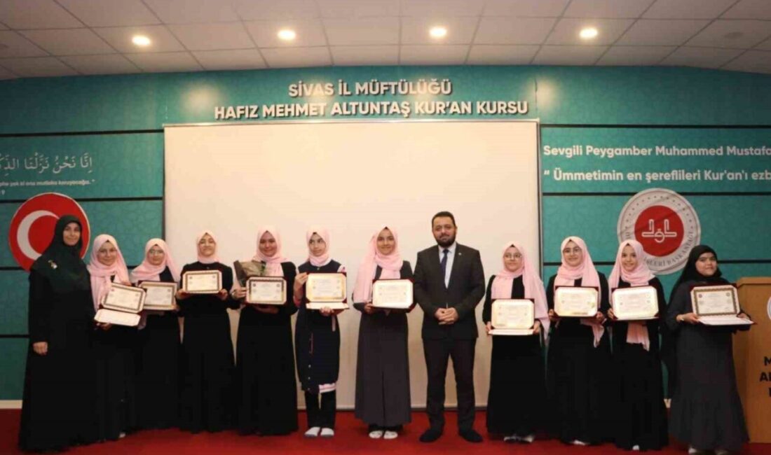 Diyanet İşleri Başkanlığı tarafından yapılan Hafızlık Tespit Sınavında başarılı olan