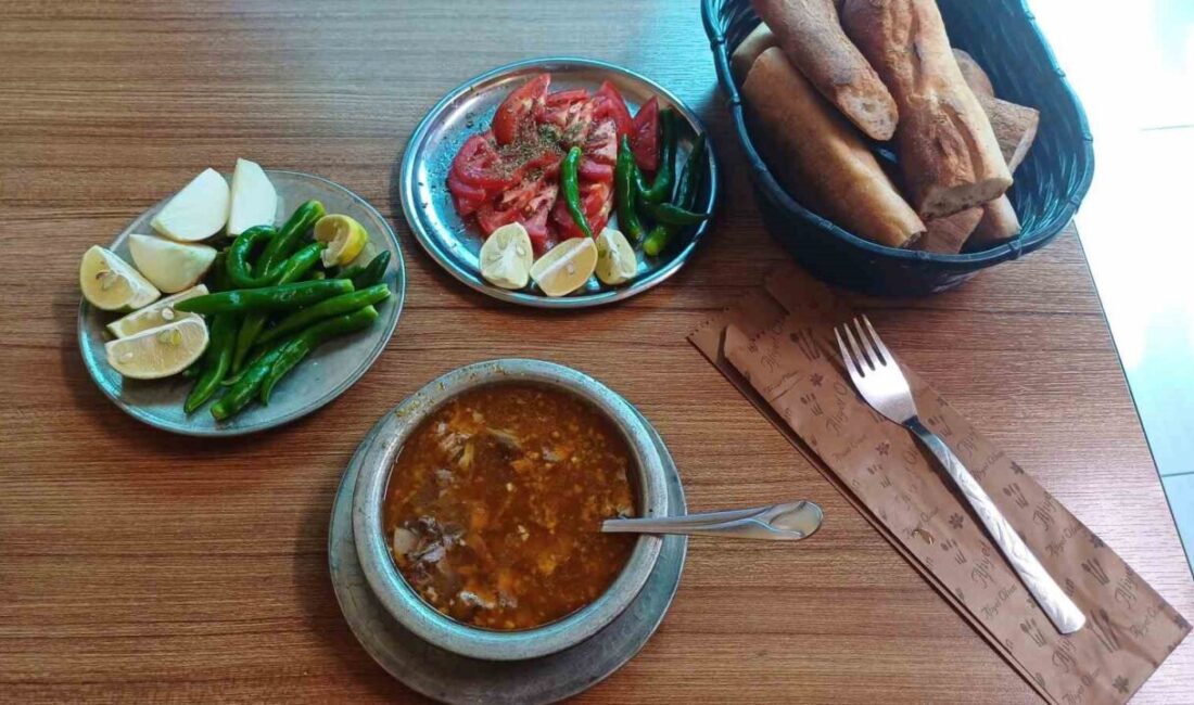 Kayseri’de havaların soğumasıyla beraber şifa deposu olan kelle paçaya olan