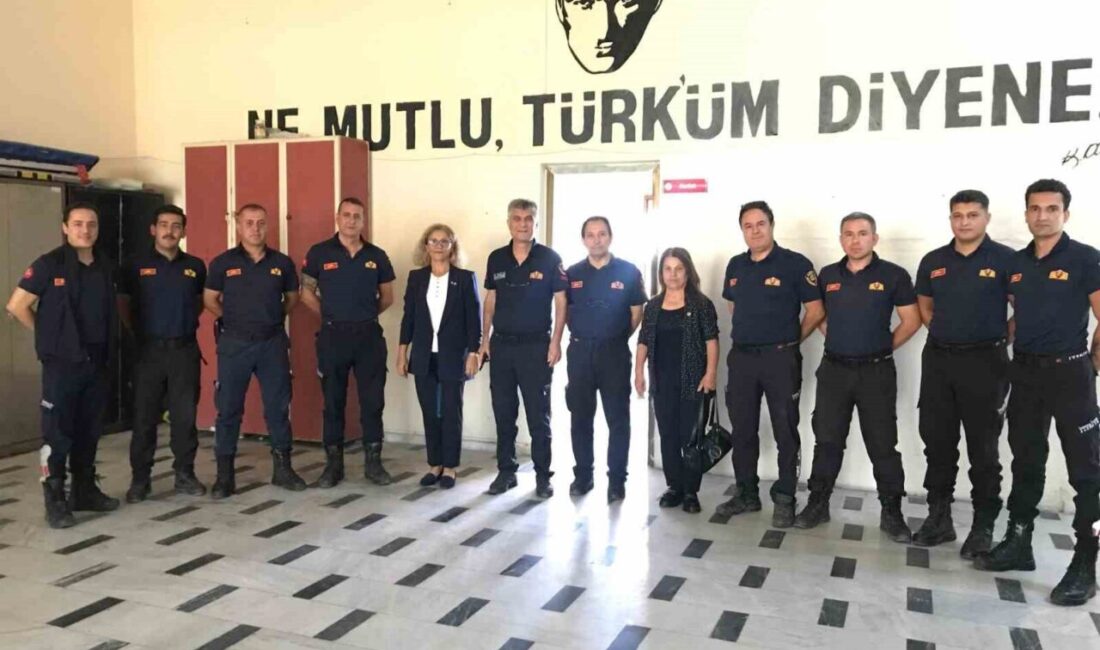 Söke Kent Konseyi, İtfaiye Haftası kapsamında Söke İtfaiye Amirliği’ni ziyaret
