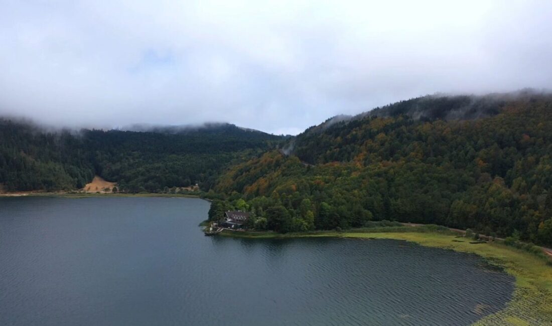 Bolu’nun doğa harikalarından Abant Gölü Milli Parkı’nda sonbahar renkleri görsel