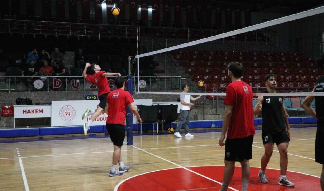 Türkiye Erkekler Voleybol 1. Ligi’nde mücadele eden Düzce Belediyesi Spor