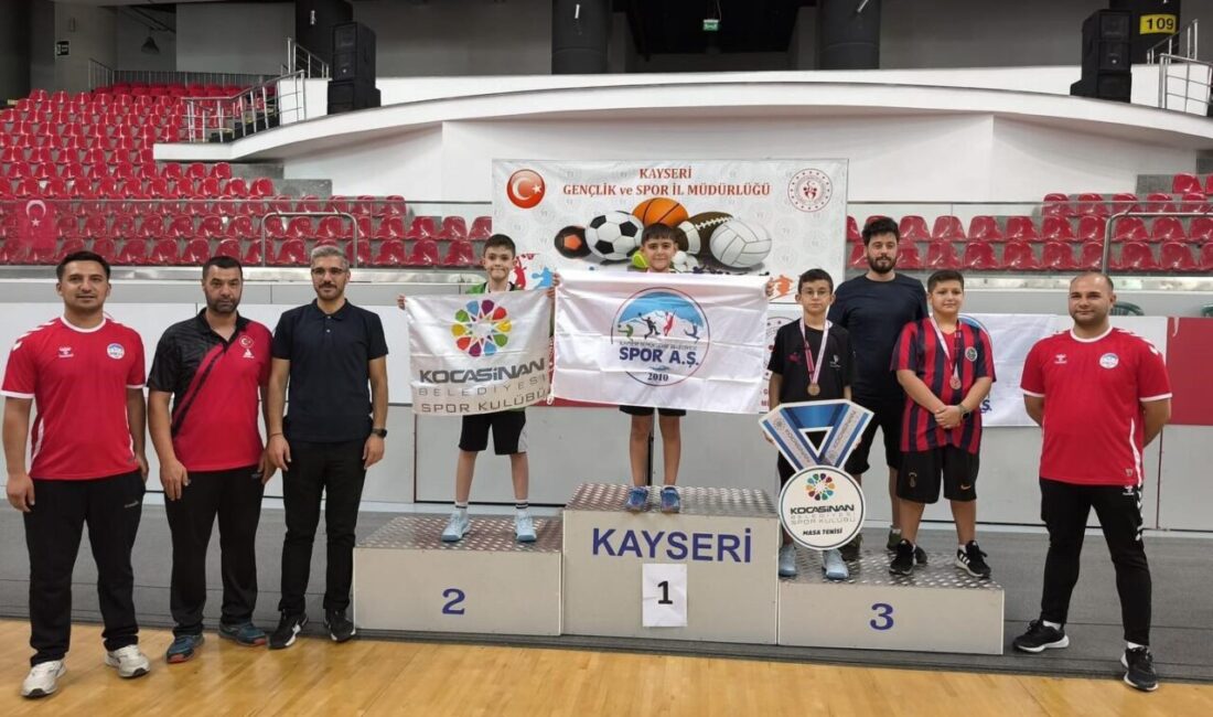 05-07 Eylül 2025 tarihleri arasında Kayseri’de düzenlenen Masa Tenisi Minikler