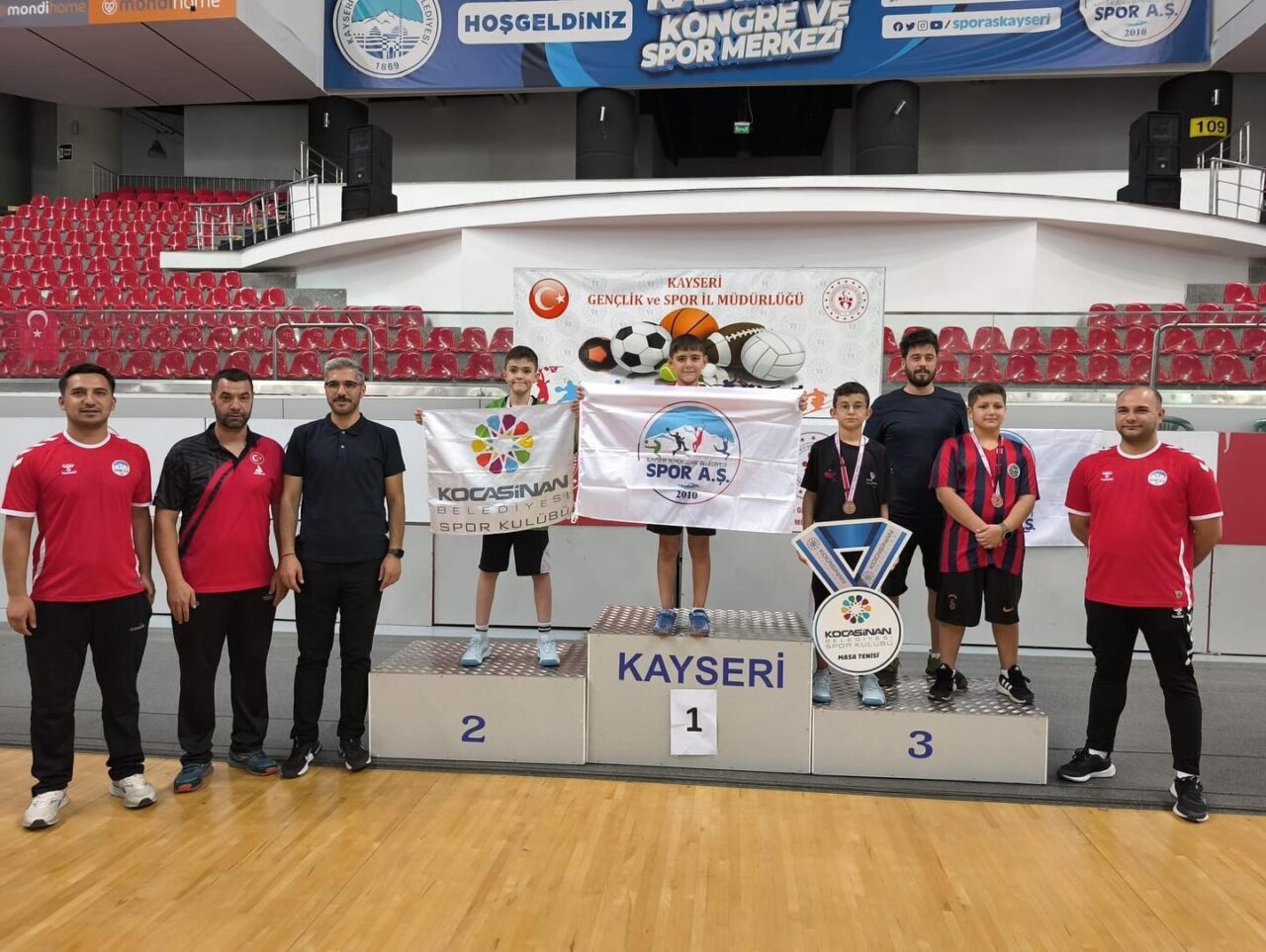 05-07 Eylül 2025 tarihleri arasında Kayseri’de düzenlenen Masa Tenisi Minikler