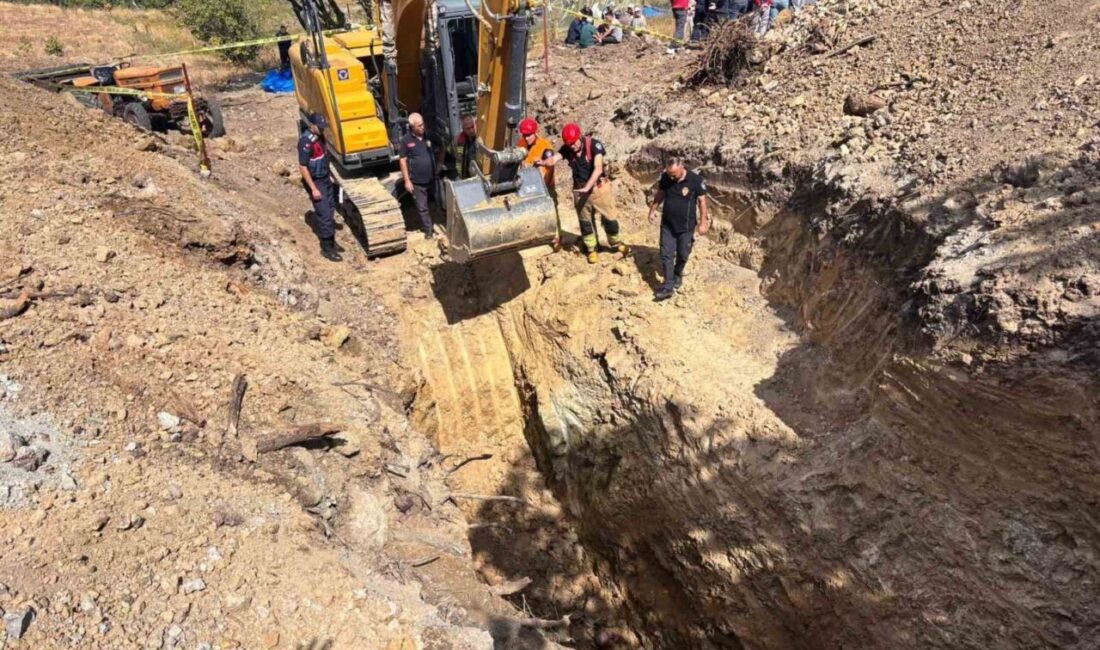 Manisa’da su kuyusu açmak isteyen 2 çiftçi, toprak yığınının kayması